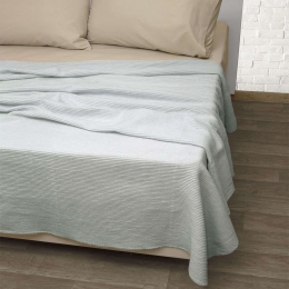 Κουβέρτα Πικέ Μελίνα Ciel Viopros Υπέρδιπλο 220x240cm Βαμβάκι-Ακρυλικό