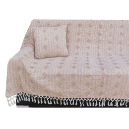 Ριχτάρι Σχ. 3040 Beige Viopros Πολυθρόνα 170x170cm 100% Βαμβάκι