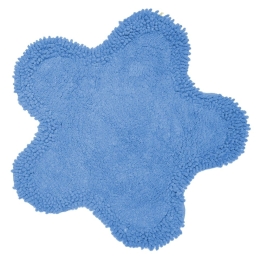 Ταπέτο Μπάνιου Μαργαρίτα Turquoise Viopros 50 x 50cm 100% Βαμβάκι