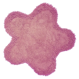 Ταπέτο Μπάνιου Μαργαρίτα Pink Viopros 50 x 50cm 100% Βαμβάκι