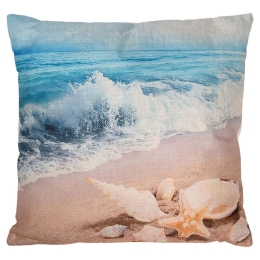 Μαξιλάρι Διακοσμητικό (Με Γέμιση) 192 Blue-Ecru Viopros 45X45 Πολυέστερ