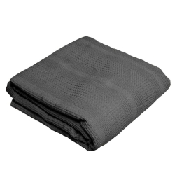 Κουβέρτα Πικέ Αλέξα Anthracite Viopros Μονό 160x240cm 100% Βαμβάκι