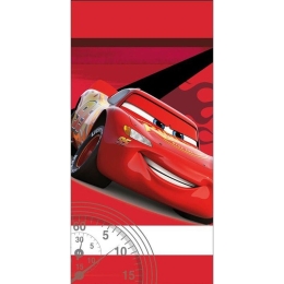 Πετσέτα Παιδική Βελουτέ Cars 20 Red Viopros Σώματος 70x140cm 100% Βαμβάκι