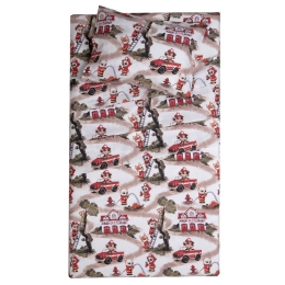 Κουβερλί Βρεφικό Μάρσαλ Beige-Red Viopros 120x160cm 100% Βαμβάκι