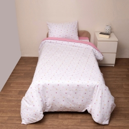 Πάπλωμα Βρεφικό Ίκαρος Pink Viopros 120x160cm 100% Βαμβάκι