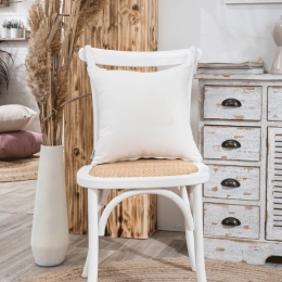 Μαξιλαροθήκη Διακοσμητική Ostia 01 Ecru Teoran 43X43 Cotton-Polyester
