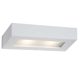 Φωτιστικό Τοίχου - Απλίκα Mack 4071700 2xMAX 42W L:360 Ceramic White Viokef Κεραμικό