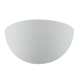 Φωτιστικό Τοίχου-Απλίκα Closed Ceramic 4088400 White Viokef Γύψος