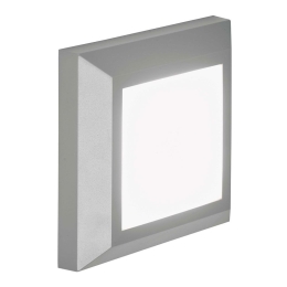 Φωτιστικό Τοίχου-Απλίκα Led Leros Plus 4137900 D125X125 Grey Viokef