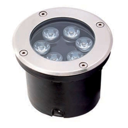 Φωτιστικό Δαπέδου Χωνευτό Lotus 4186900 D:120 Silver Viokef