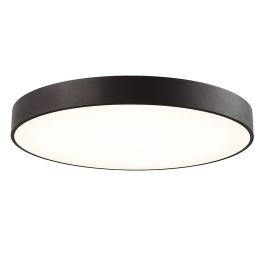 Φωτιστικό Οροφής - Πλαφονιέρα Led D400 Madison 4235401 Black Viokef PC,Μέταλλο