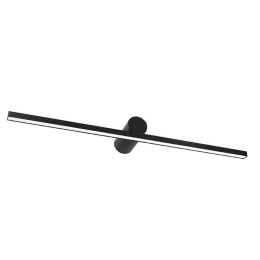 Φωτιστικό Τοίχου-Απλίκα Rocco 4236201 L600 Black Viokef Μέταλλο
