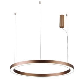 Φωτιστικό Οροφής Choco 4244600 Φ780 Led Brown Viokef Μέταλλο