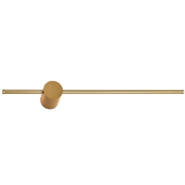 Φωτιστικό Τοίχου - Απλίκα Leo 4271401 80x10x6cm Led 725lm 15W 3000K Gold Viokef