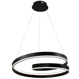Φωτιστικό Οροφής Capri 4291300 Φ60x120cm Led 1726lm 59W 3000K Black Viokef