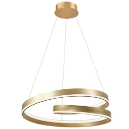 Φωτιστικό Οροφής Capri 4291301 Φ60x120cm Led 1726lm 59W 3000K Gold Viokef