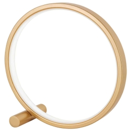 Φωτιστικό Επιτραπέζιο Circle 4291501 Φ25,5x10x25,5cm Led 450lm 13W 3000K Gold Viokef