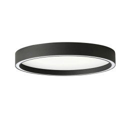 Φωτιστικό Οροφής - Πλαφονιέρα Vanessa 4292700 LED 30W 3000K/4000K 947Lm 40x5cm Black Viokef