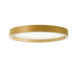 Φωτιστικό Οροφής - Πλαφονιέρα Vanessa 4292701 LED 30W 3000K/4000K 947Lm 40x5cm Gold Viokef