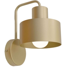 Φωτιστικό Τοίχου - Απλίκα Norton 4300200 15x19x24cm 1xE27 60W Gold Viokef