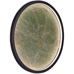 Φωτιστικό Τοίχου - Απλίκα Round  Marilia 4300500 Φ32,3x5,1cm Led 324lm 20W 3000K Black Viokef