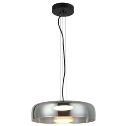 Φωτιστικό Οροφής Simple 4302400 Φ42x150cm Led 1787lm 16W 3000K Fume-Black Viokef