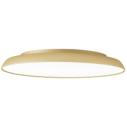 Φωτιστικό Οροφής - Πλαφονιέρα Art 4303500 Φ30x7,5cm Led 1620lm 21W 3000K Gold Viokef