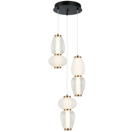 Φωτιστικό Οροφής Shiny 4304100 Φ35x185cm Led 1244lm 23W 3000K Multi-White Viokef