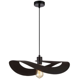 Φωτιστικό Οροφής Mas 4304400 Φ50x150cm 1xE27 40W Black Viokef