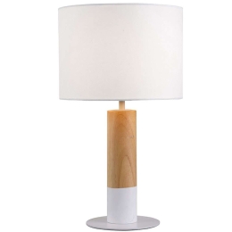 Φωτιστικό Επιτραπέζιο Carrol 4305700 Φ25x43cm 1xE27 40W Natural-White Viokef