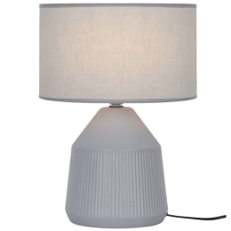 Φωτιστικό Επιτραπέζιο Dolly 4306900 Φ28x40cm 1xE27 25W Grey Viokef