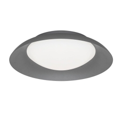 Φωτιστικό Οροφής - Πλαφονιέρα Britney 4307200 LED 12W 3000K 660Lm 31x6,5cm Dark Grey Viokef