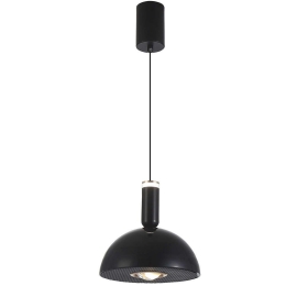 Φωτιστικό Οροφής Harper 4308500 Φ19x150cm Led 218lm 5W 3000K Black-Gold Viokef