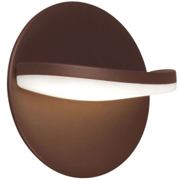 Φωτιστικό Τοίχου - Απλίκα Letty 4309401 Φ18,3cm Led 1100lm 16W 3000K Brown Viokef