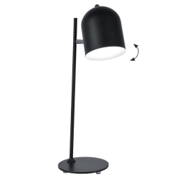 Φωτιστικό Επιτραπέζιο Lina 4312501 15x52cm 1xE27 40W Black Viokef
