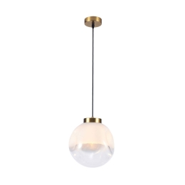 Φωτιστικό Οροφής Κρεμαστό Vana 4313600 E27 1xMax 40W 25x150cm Gold-Clear Viokef