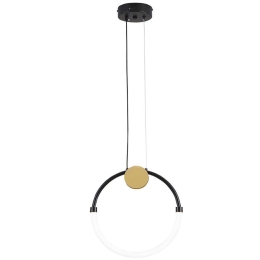Φωτιστικό Οροφής Briana 4314700 Φ30x154,5cm Led 427lm 9W 3000K Black-Gold Viokef
