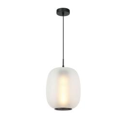Φωτιστικό Οροφής Κρεμαστό Japan 4318700 E27 LED 1xMax 40W 30x150cm White-Black Viokef