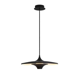 Φωτιστικό Οροφής Κρεμαστό Rene 4319501 LED 19W 512Lm 42x190cm Black Viokef