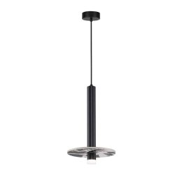 Φωτιστικό Οροφής Κρεμαστό Leandros 4320100 LED 8W 406Lm 22,5x150cm Black Viokef