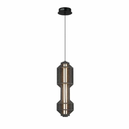 Φωτιστικό Οροφής Κρεμαστό Artisti 4322400 LED 20W 390Lm 17x212cm Anthracite-Black Viokef