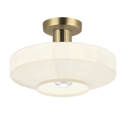 Φωτιστικό Οροφής Vivian 4310801 E27 1xMax 40W 26x18cm Gold Viokef