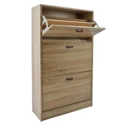 Παπουτσοθήκη 745531 24x63x115cm Natural Ankor Ξύλο