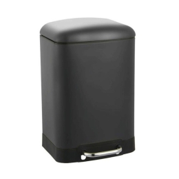 Κάδος Απορριμμάτων Soft Close 6Lt 829347 Black Ankor Ανοξείδωτο Ατσάλι