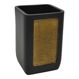 Ποτηροθήκη 829569 7x6,8x10,5cm Black-Brown Ankor Πολυέστερ