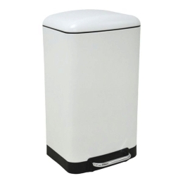 Κάδος Απορριμμάτων Soft Close 30Lt 830367 34,5x32,5x61,5cm White Ankor Μέταλλο