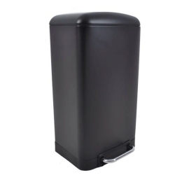 Κάδος Απορριμμάτων Soft Close 12Lt 830374 27x17x39cm Black Ankor Μέταλλο