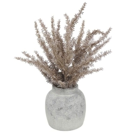 Τεχνητό Φυτό Σε Γλάστρα Pampas 832255 20,3x20,3x31,8cm Grey-Brown Ankor Κεραμικό