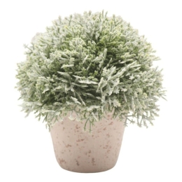 Τεχνητό Φυτό Σε Γλάστρα Κέδρος 832323 12,7x12,7x14cm Green-Beige Ankor Κεραμικό