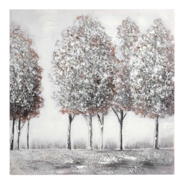 Πίνακας Καμβάς Δέντρα 832484 60x60cm Multi Ankor Τετράγωνοι Καμβάς